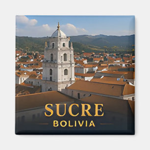 Aimant ✈️ Sucre Bolivie Voyage Cadeau 🌎