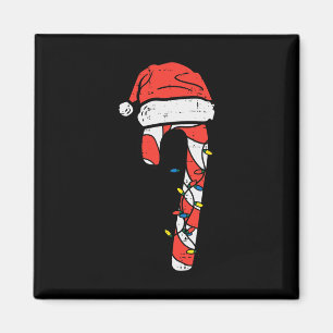 Aimant Sucre de canne de Noël Père Noël Xmas Enfants Enfa