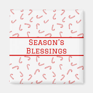 Aimant Sucre de canne personnalisé Noël