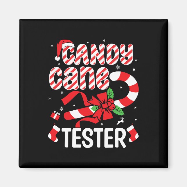 Aimant Sucre de canne Tester Crew - Funky Noël Holiday M (Devant)