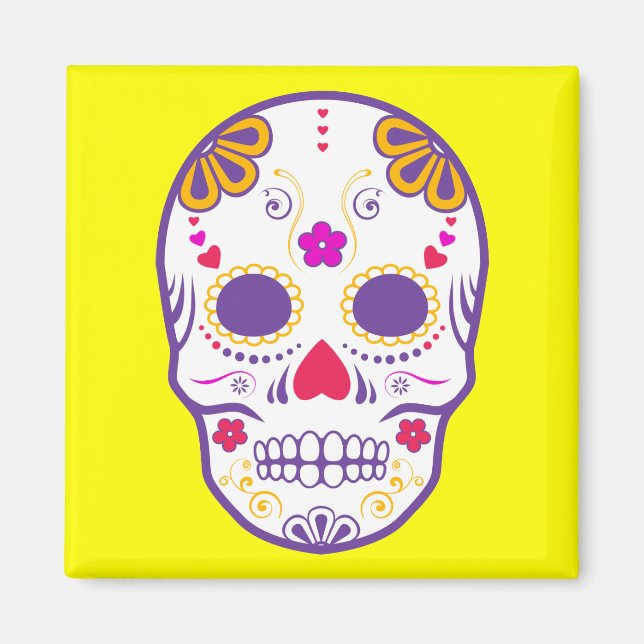 Aimant sucre skullz : 1 (Devant)