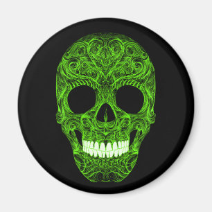 Aimant Sucre superbe Skull Dia De Los Muertos Day du D