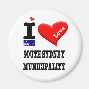Aimant SUD SYDNEY MUNICIPALITÉ - I Love