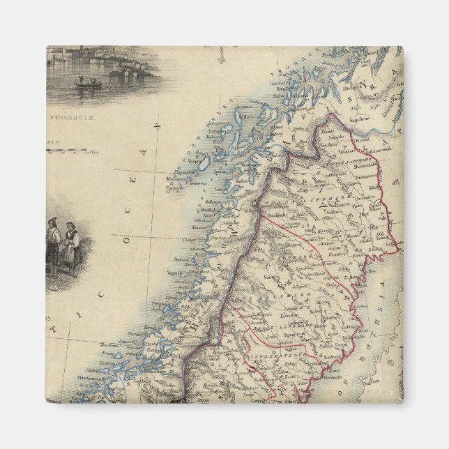 Aimant Suède et Norvège 8 (Devant)