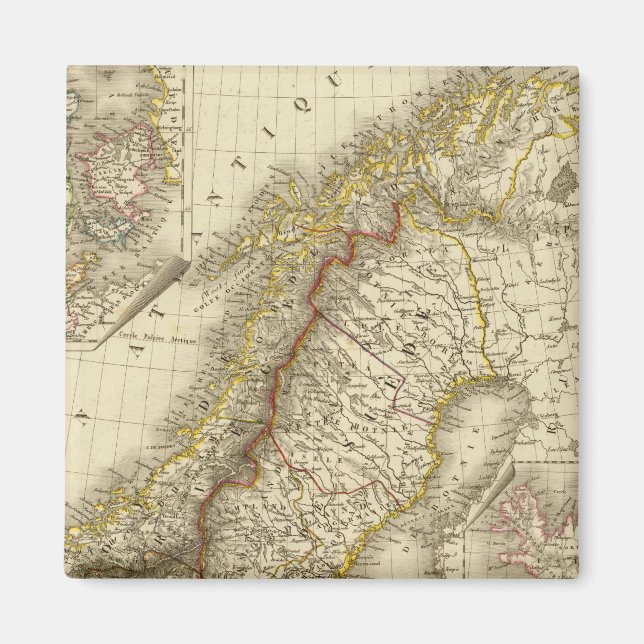 Aimant Suède, Norvège, Danemark (Devant)