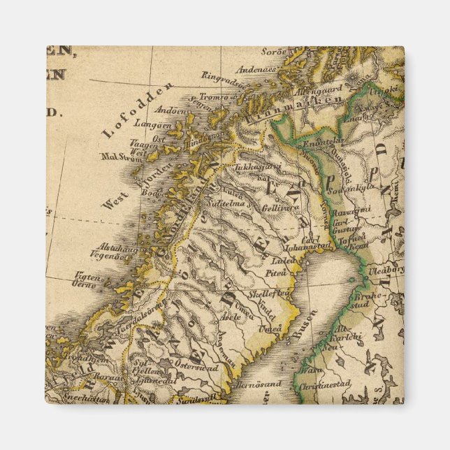 Aimant Suède, Norvège et Finlande (Devant)