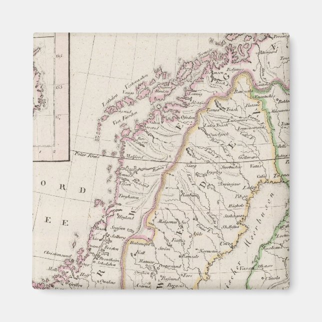 Aimant Suède, Norvège, Islande (Devant)