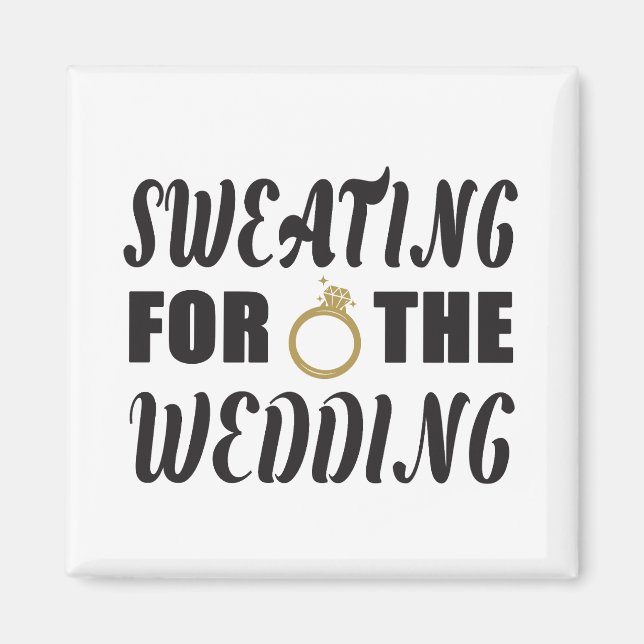 Aimant Sueur pour le Mariage (Devant)