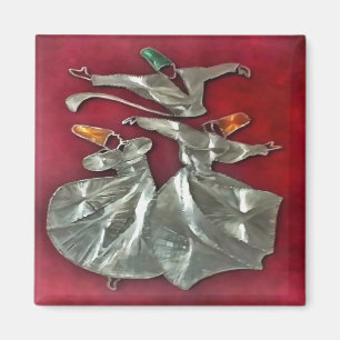 Aimant Sufis Entrés Dans La Prière Acrylique