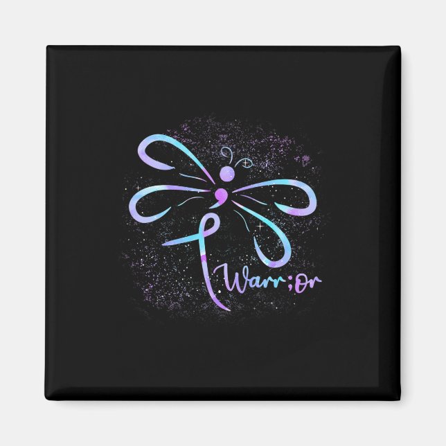 Aimant Suicide prevention Dragonfly Semicolon (Devant)