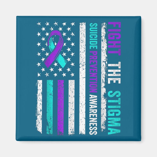 Aimant Suicide Prevention Suprt Fight Stigma Suicide Awar (Devant)