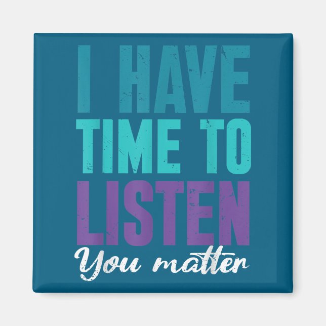 Aimant Suicide Prevention You _ I For Suprters  (Devant)