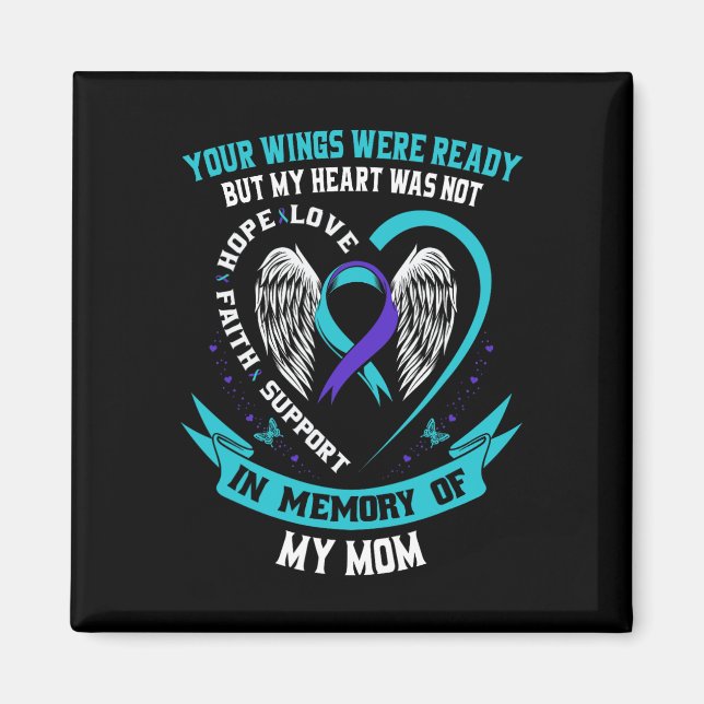 Aimant Suicide Sensibilisation Chemise Maman Fils Fille F (Devant)