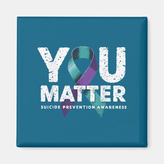 Aimant Suicides Prevention Shirts Suicide Awareness  (Devant)