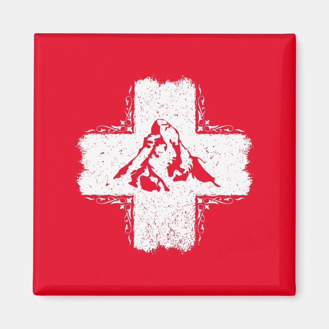 Aimant Suisse Alpes Matterhorn - Suisse (Devant)