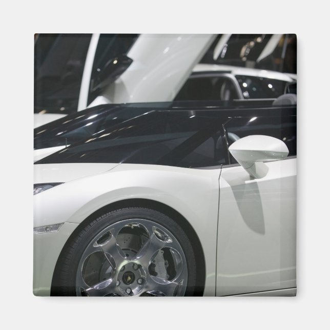 Aimant SUISSE, GENÈVE : 75e Auto 9 Genève (Devant)