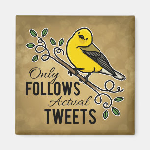 Aimant Suit uniquement les Tweets réels