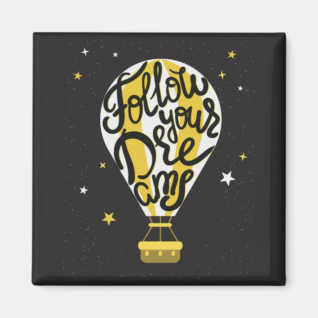 Aimant Suivez votre ballon Dreams (Devant)