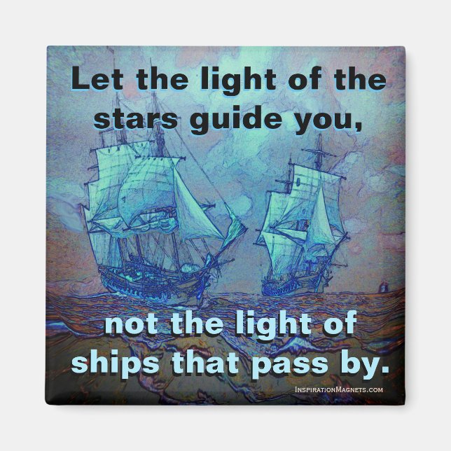 Aimant Suivez votre propre chemin (Devant)