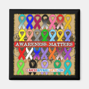 Aimant Sujets de conscience de Cancer - rubans de