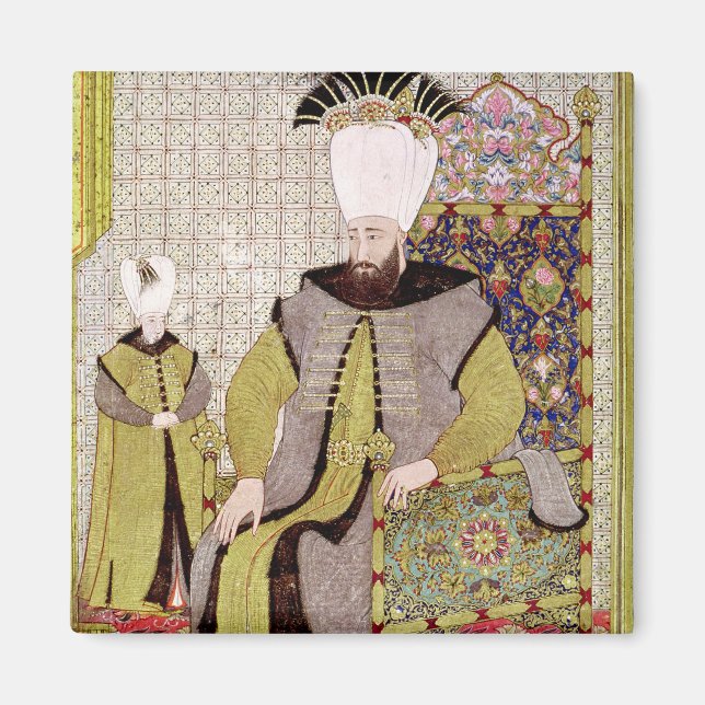Aimant Sultan Ahmet III et l'héritier du trône (Devant)