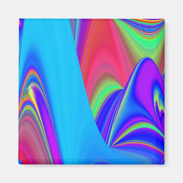 Aimant Summerfeel, Rainbowart 3D Abstrait (Devant)