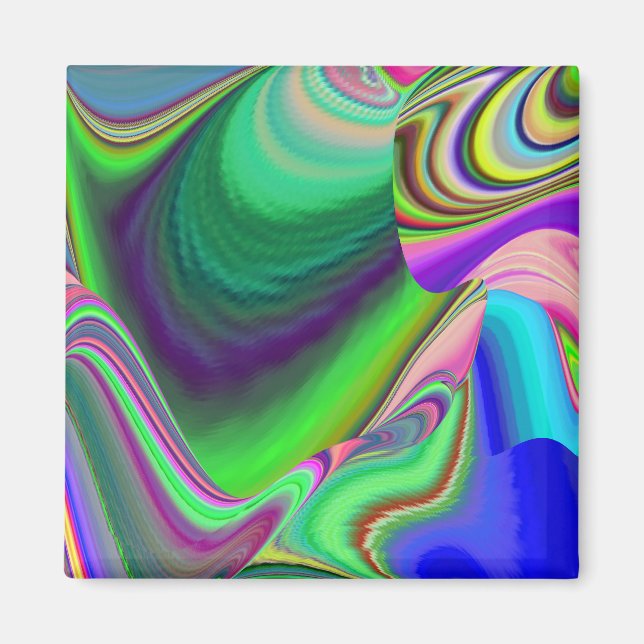 Aimant Summerfeel, Rainbowart 3D Abstrait (Devant)