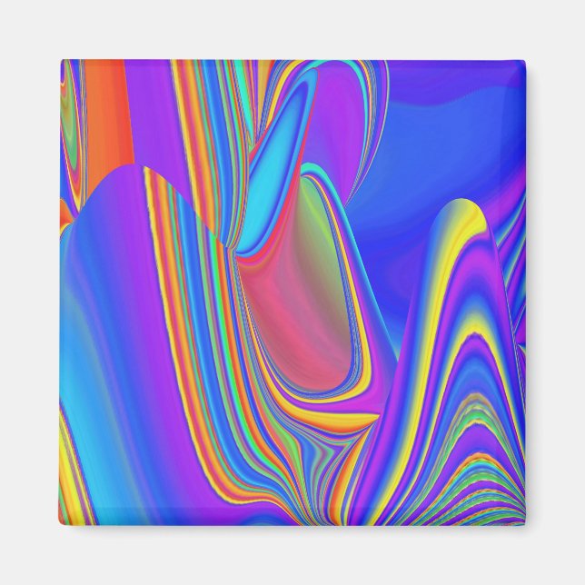 Aimant Summerfeel, Rainbowart 3D Abstrait (Devant)