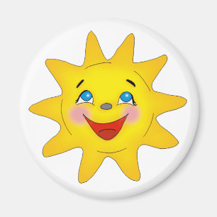 Aimant Sun de sourire mignon