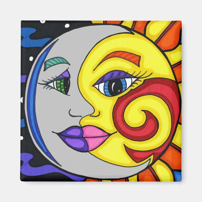 Aimant Sun & Moon (Devant)