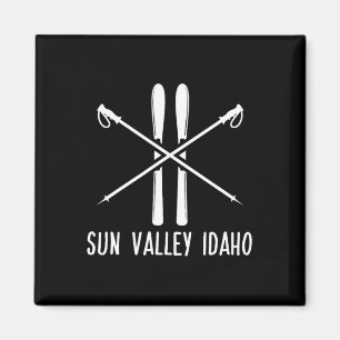 Aimant Sun Valley Idaho Ski Ski Ski Ski Ski Vacances Ho