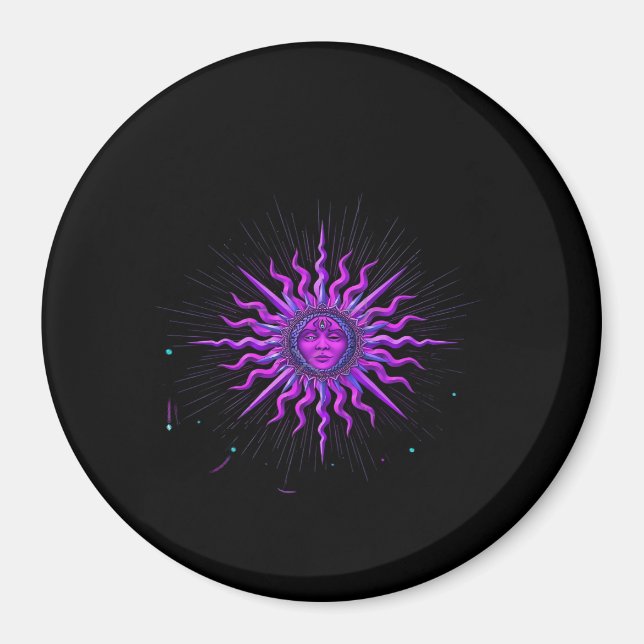 Aimant Sun - Whimsigoth Graphic (Devant)