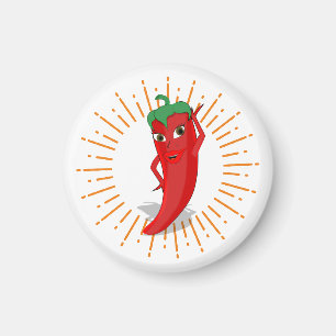 Aimant Sunburst Red Hot Pepper Diva