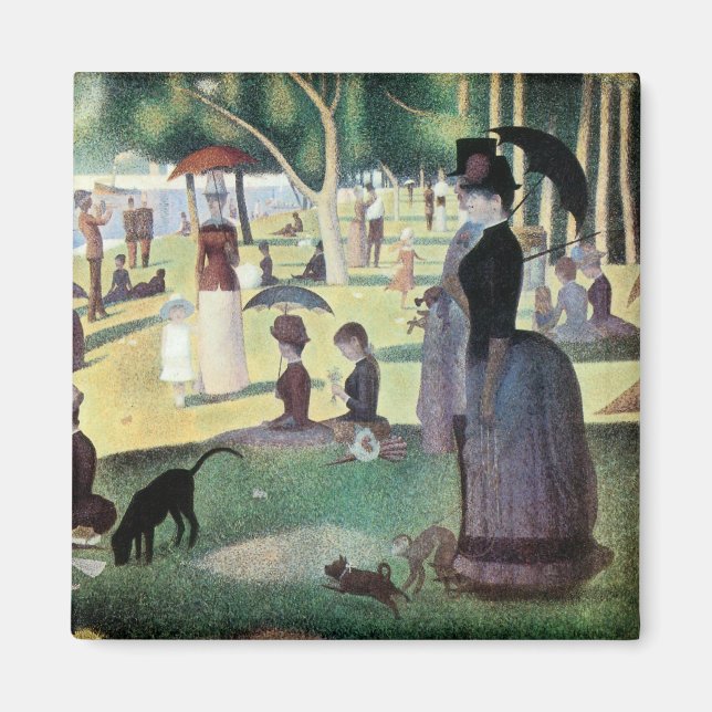 Aimant Sunday Afternoon, Island La Grande Jatte by Seurat (Devant)