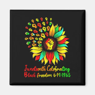 Aimant Sunflower Black Freedom 19 juin 1865 Junetdix Af