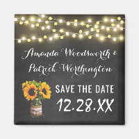 Sunflower Chalkboard Pays Rustique Enregistrer la