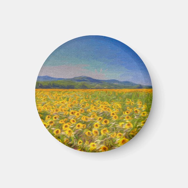 Aimant Sunflower Dreams Art (Devant)