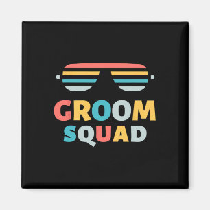 Aimant Sungles Groom Squad Jow Crew Getaway Mariage Funn