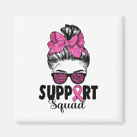 Sungles Messy Bun Support Squad Cancer du sein