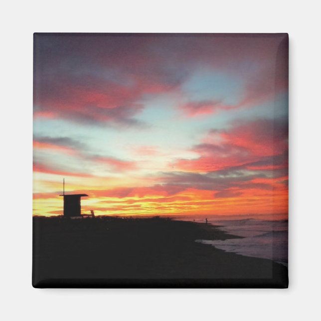 Aimant Sunrise at Newport Beach (Devant)