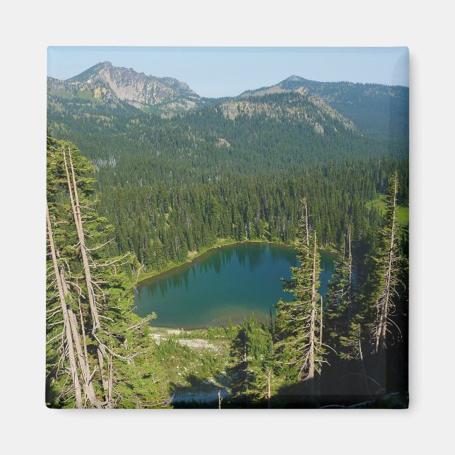 Aimant Sunrise Lake de Above au parc Mount Rainier (Devant)