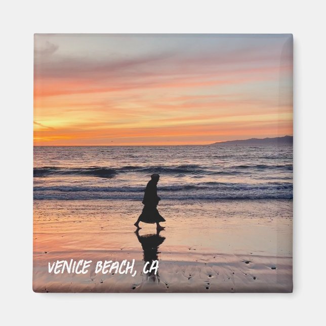 Aimant Sunset Beach Walk - Venice Beach, CA (Devant)