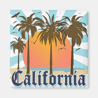 Aimant Sunset Des Plages De Californie