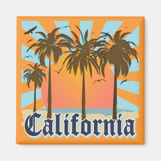 Aimant Sunset Des Plages De Californie