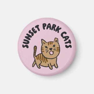 Aimant Sunset Park Cats (Munchkin)
