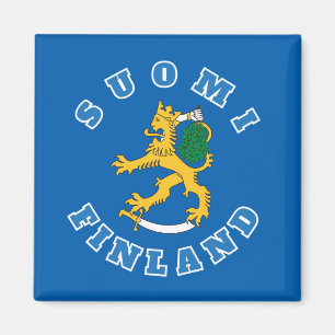 Aimant Suomileijona - Suomi-Finland - jäääkaappimagneetti