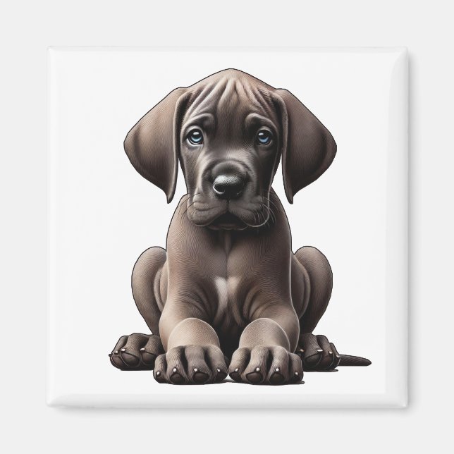 Aimant Super Chiot Danse (Devant)