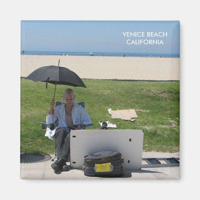 Aimant Super Cool Venice Beach Magnet! (Devant)