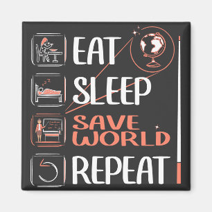 Aimant Super Géographie Enseignant économise un cadeau de