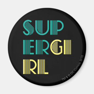 Aimant Super girl Green and Yellow